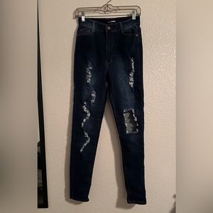 (FashionNova) Teenage Fever Jeans - Dark